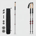 Naturehike Carbon Fibre Trekking Poles – Collapsible Lightweight Hiking Sticks (Pair)